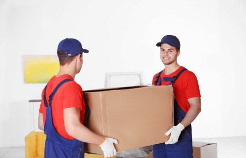 Removal team helping with a home move in Ratcliff