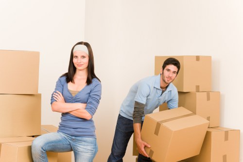 Professional movers handling flat access and stairs in Ratcliff