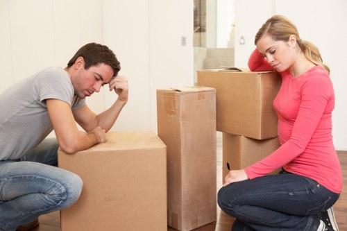 Packing and loading furniture into a moving van in Ratcliff