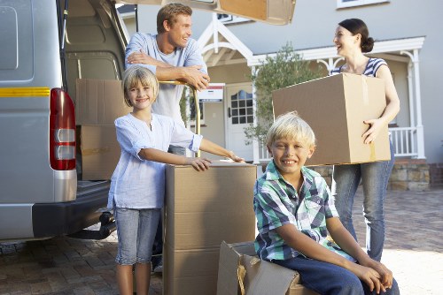 Family preparing for moving day in a Ratcliff property